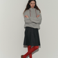 Half-Zip Hood Top RLZ0004