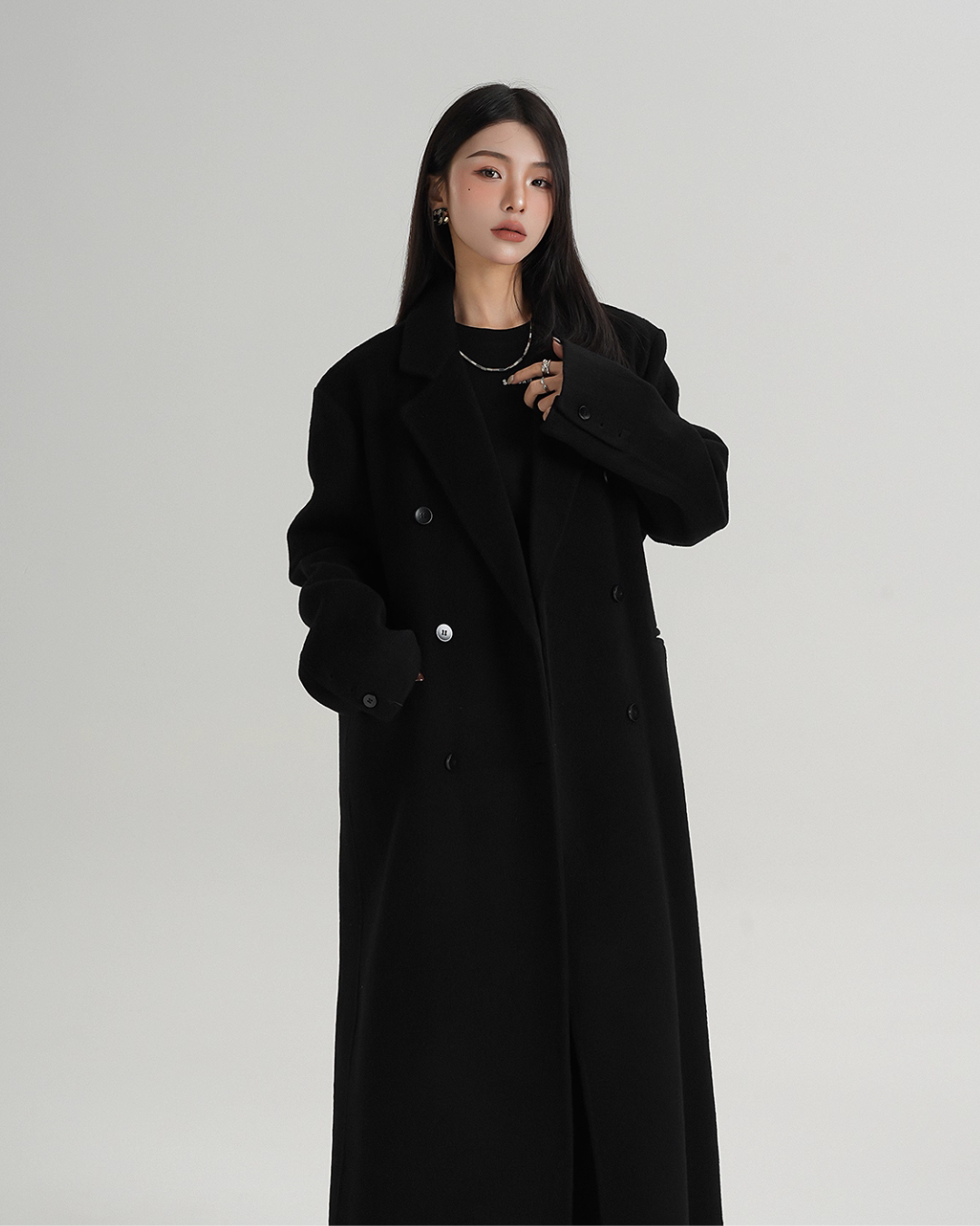 Premium Wool Long Coat SRS0378