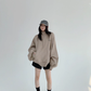 Half-Zip Sweatshirt Top YLS1009