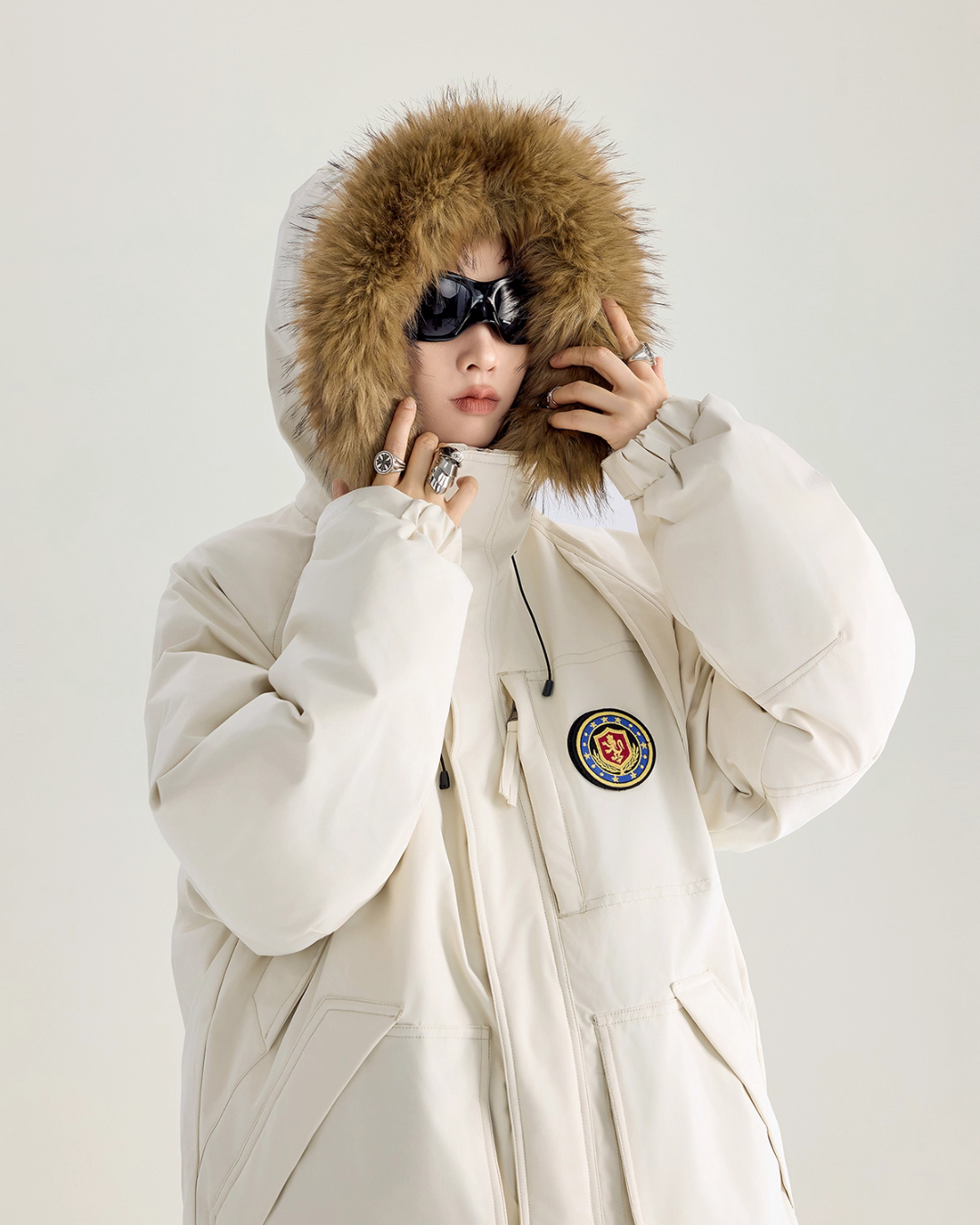 Fur Hood Down Jacket ICM0109