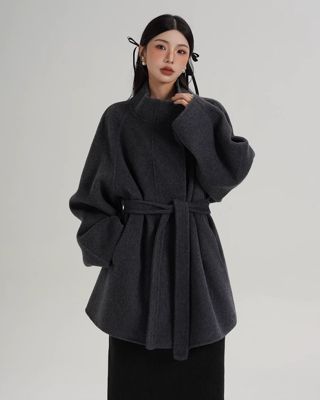 Wool Mid-Length Coat SRS0398