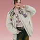 Retro Leopard Print Flight Jacket IMO0116