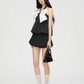 White Ribbon Halterneck Camisole PUC0019