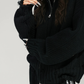 Stand Collar Zip-Up Knit Jacket ACS0389