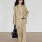 Stripe Design Blazer Jacket / Casual Wide Pants VAS0189