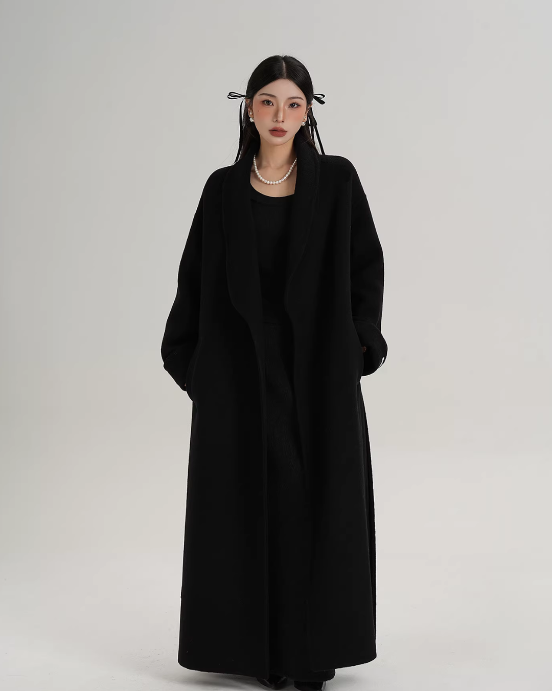 Elegant Long Wool Coat SRS0401