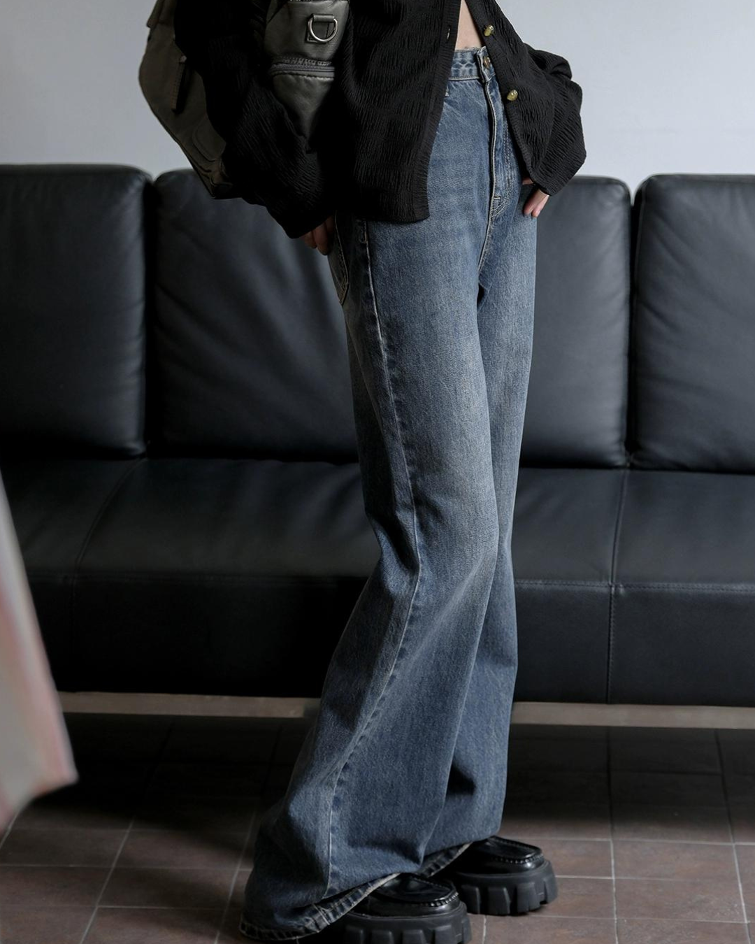 Retro Bootcut Denim Pants pcl0008