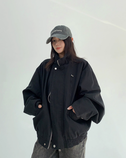 Stand Collar Cargo Jacket YLS0775