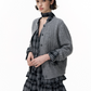 Plaid Ruffled Long Sleeve Shirt SHE0009