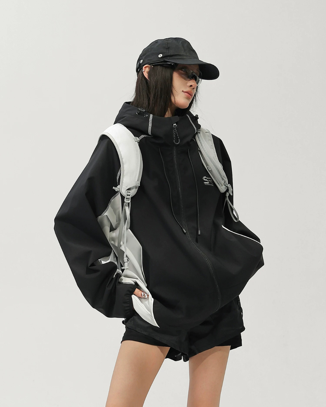Nylon Zip-Up Blouson ACS0374