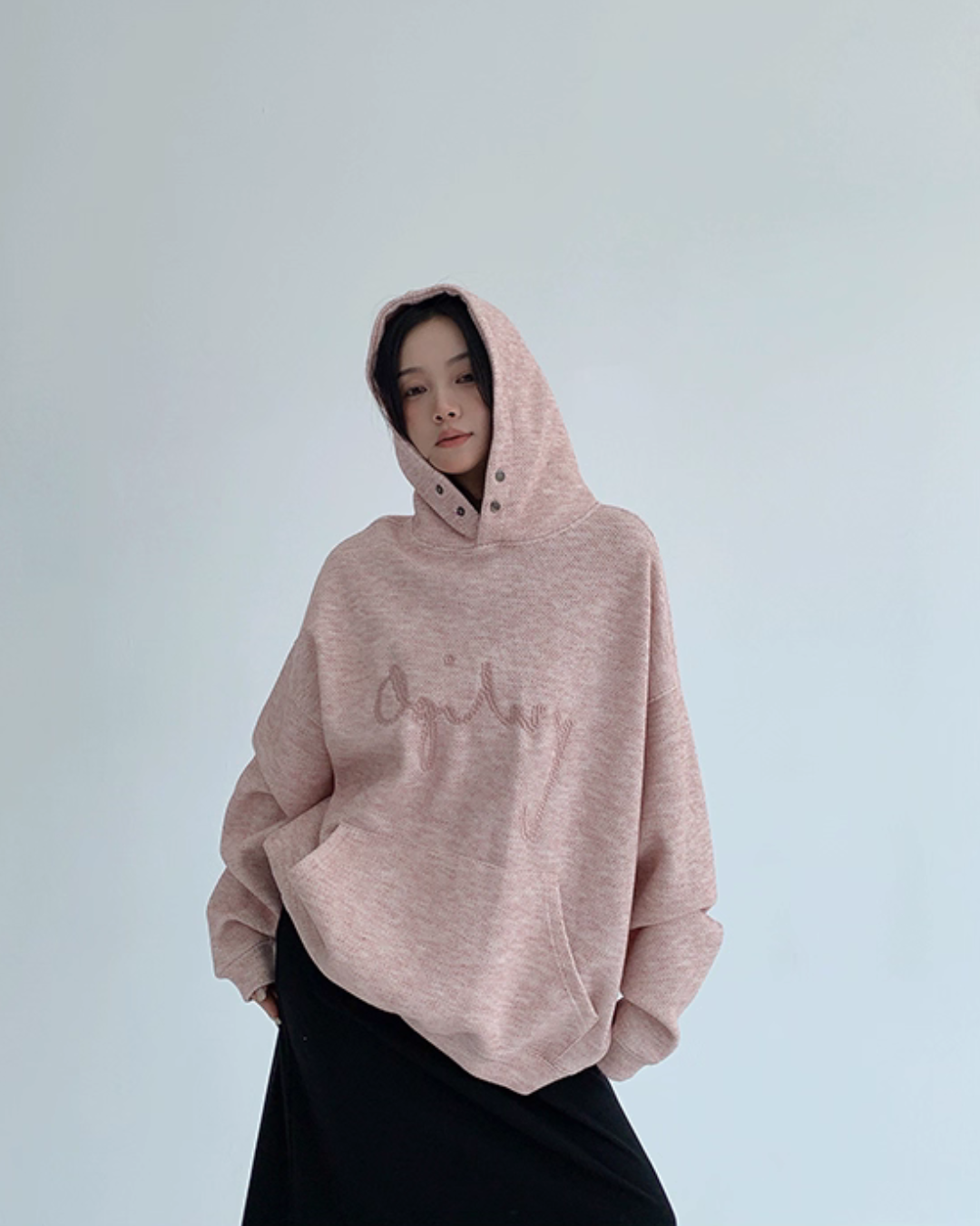 Embroidered Logo Hoodie YLS0951