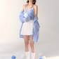 Loose Silhouette Knit Cardigan / Knit Camisole ASG0013