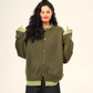 Round Neck Knit Cardigan WDZ0035