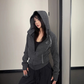 Color-Contrast Stitch Short Jacket YLS1045