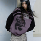 Striped Ripped Graffiti Sweater  CEN0025