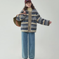 Ethnic Pattern Knit Jacket AMU0044