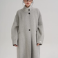 Mock Neck Long Coat SRS0413