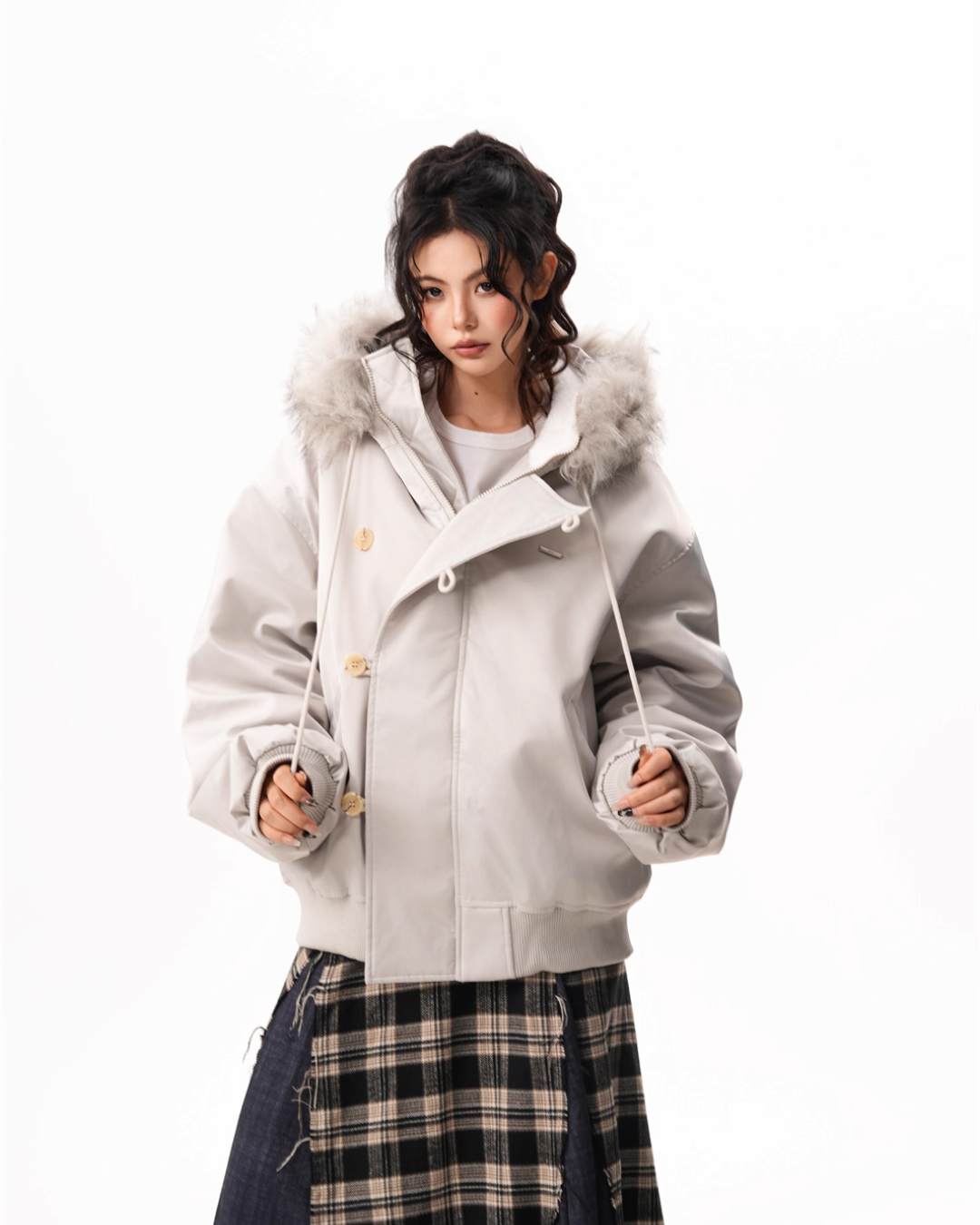 Fur Collar Cotton Jacket BWA0003