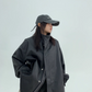 Stand Collar Leather Jacket YLS0747