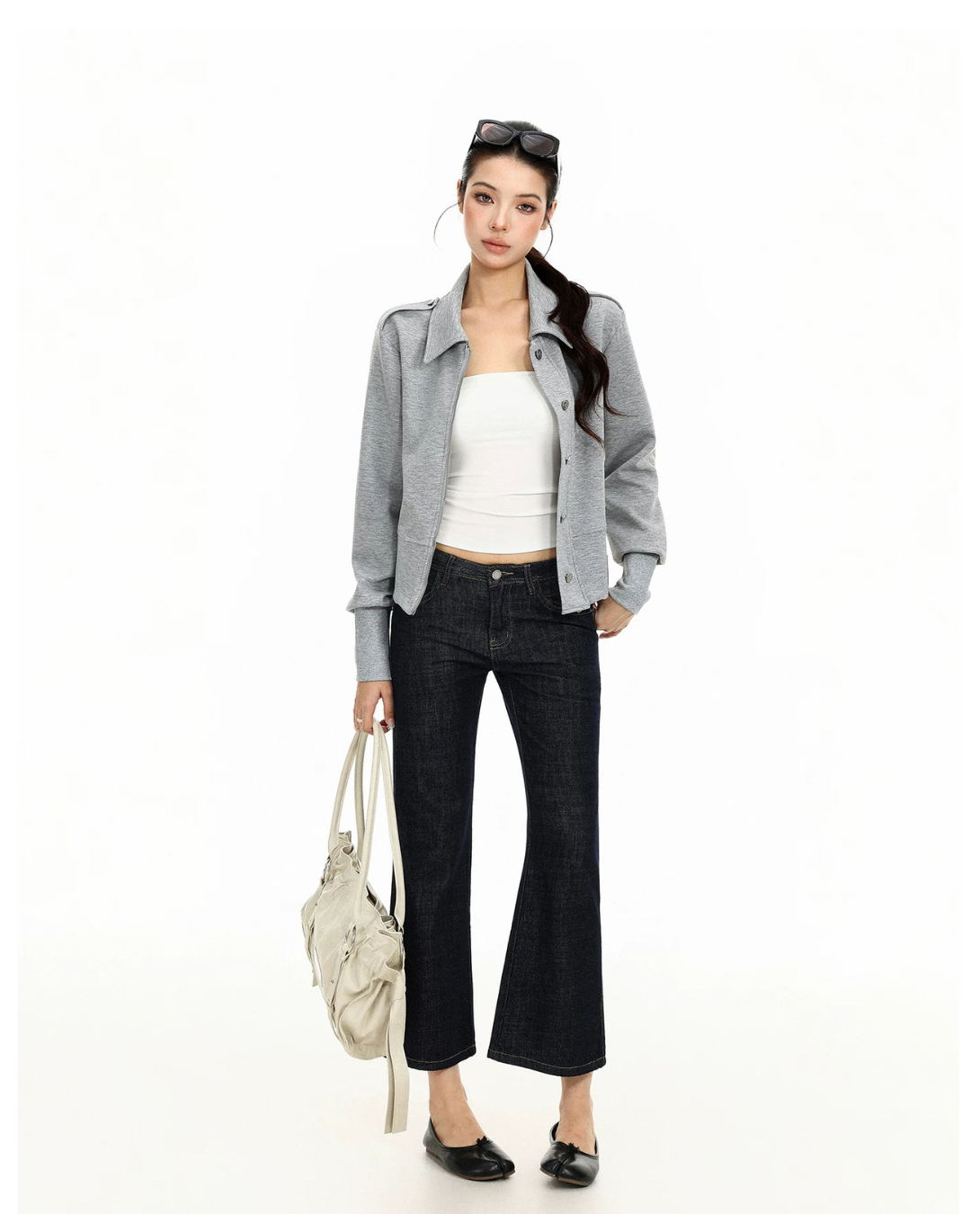 Polo Collar Short Jacket BGS0057
