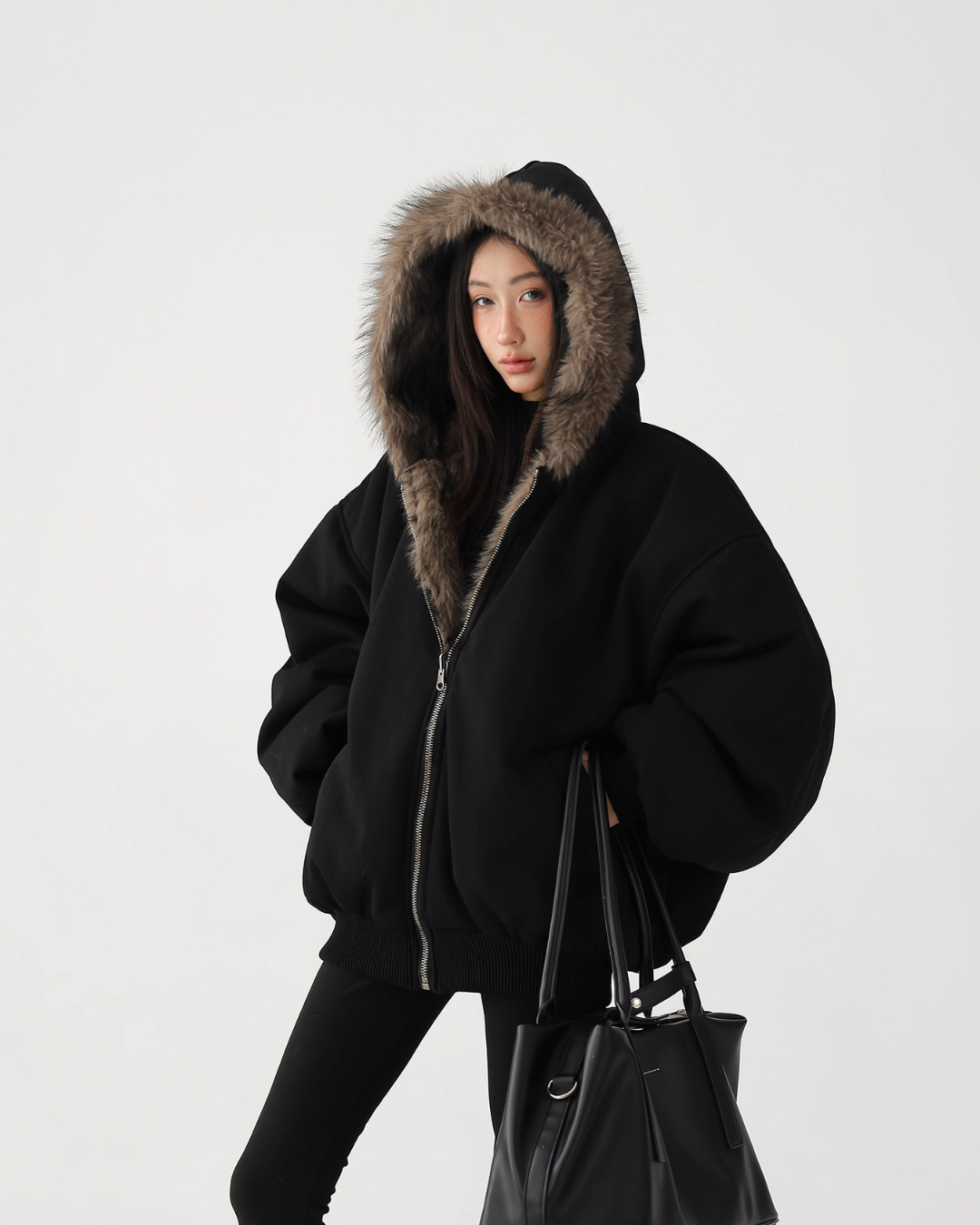 Faux Fur Reversible Blouson ACS0330