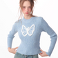 Butterfly Rib Knit Tops ZZF0351