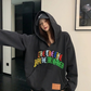 Key Neck Rainbow Logo Sweat Hoodie YLS1058