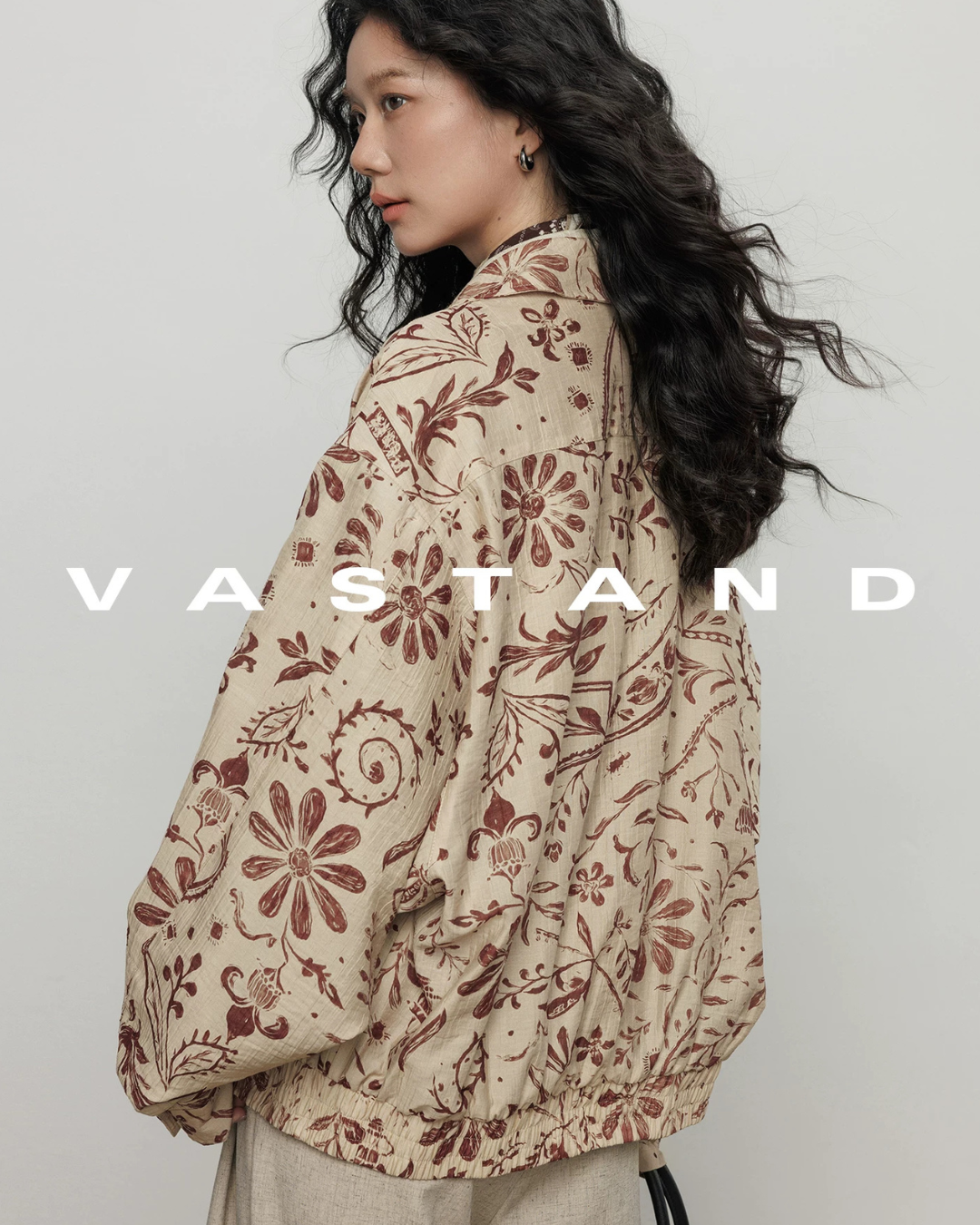 Vintage Floral Long-Sleeve Jacket VAS0216
