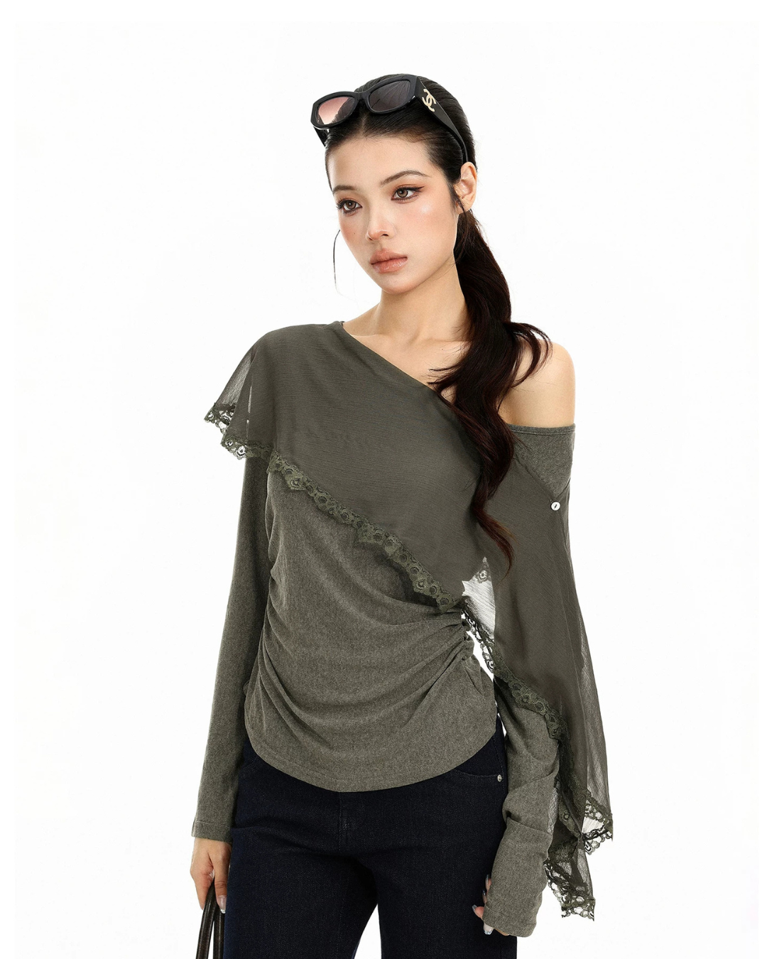 Off-Shoulder Long-Sleeve Top BGS0051