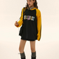 Bicolor Logo Raglan Sleeve T-Shirt EZK0026