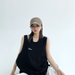 One-Point Logo Loose Tank Top YLS0206