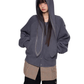 Rabbit Ear Studded Hoodie EZK0098