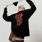 Heart Leopard Long Sleeve T-Shirt / Leopard Skirt LLA0535