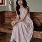 Asymmetrical Cotton Long Dress SMS0008