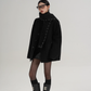 Scarf Mid-Length Wool Coat SRS0383