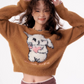 Rabbit Fluffy Pullover Knit ZZF0300