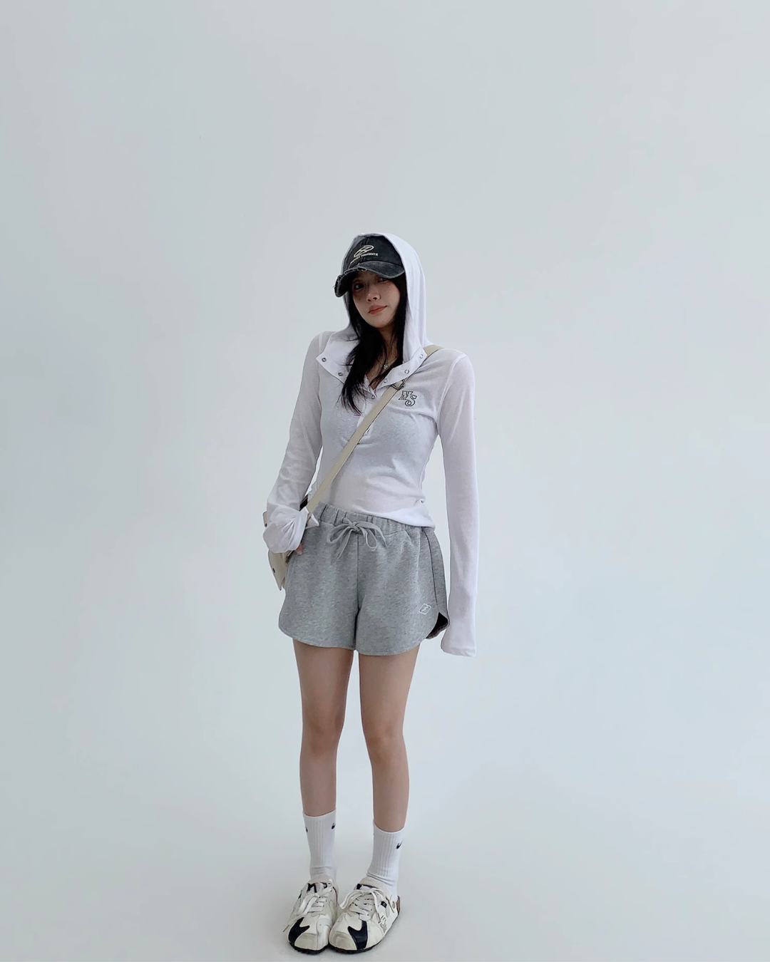 Logo Printed Sweat Shorts YLS0870
