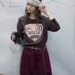 Vintage Letter Print T-Shirt RLZ0011