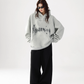Blurry Figure Print Hoodie ACS0304