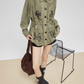 Retro Green Embroidered Shirt FER0045