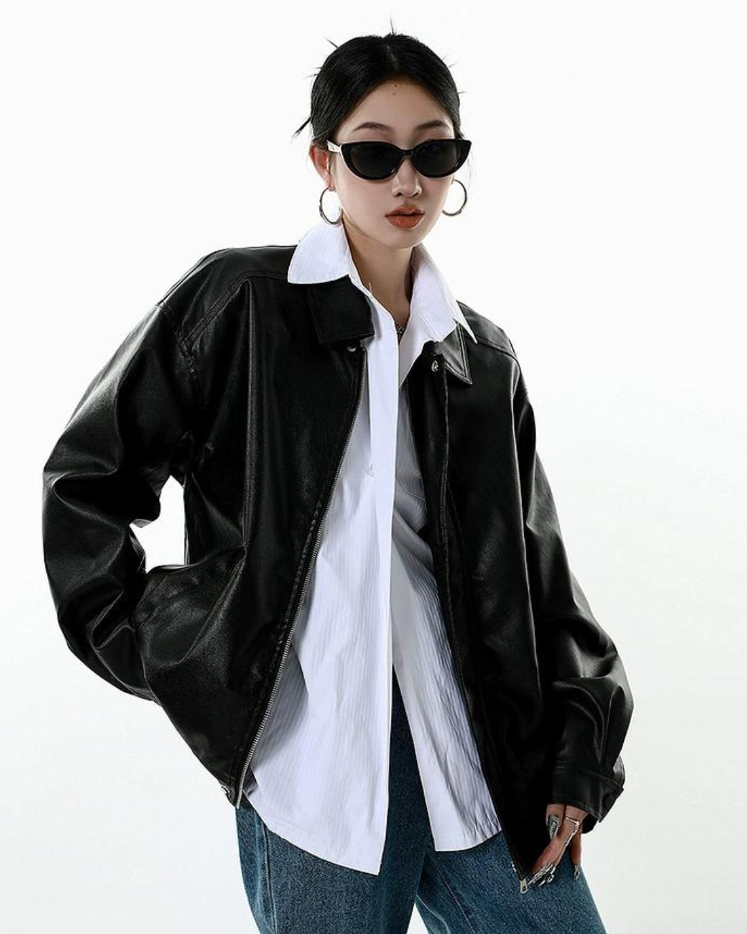 Classic Leather Jacket ICM0017