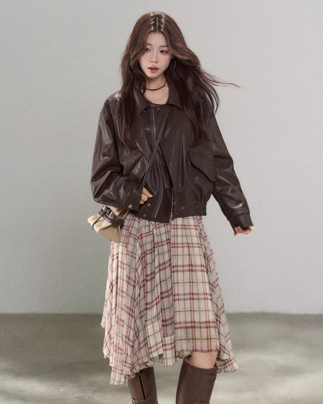 Brown High-End Leather Jacket WDB0014