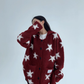 Star-Patterned Knit Cardigan YLS0952