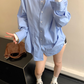 Layered Style Long Sleeve Shirt YLS0902