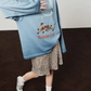 Pearl Light Leopard Long-Sleeve Top/Leopard Skirt LLA0609