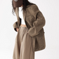Retro Casual Gold Brown Blazer ACS0237