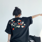 Back Flower Design T-Shirt YLS0180