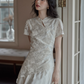 China Embroidery Flower Dress SMS0015