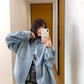 Retro Loose Denim Shirt YLS0826