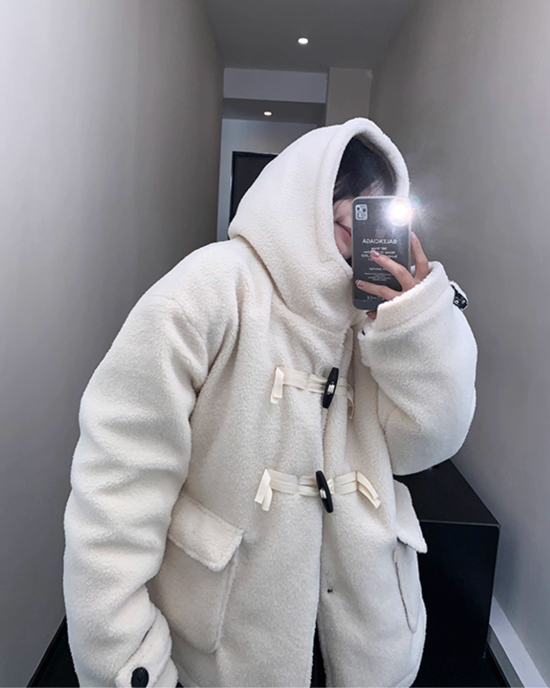 Fluffy Duffle Coat YLS0973